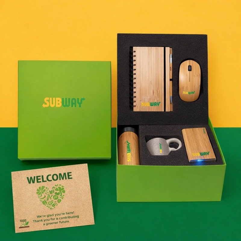 Eco friendly sustainable welcome kit by luxarian lines