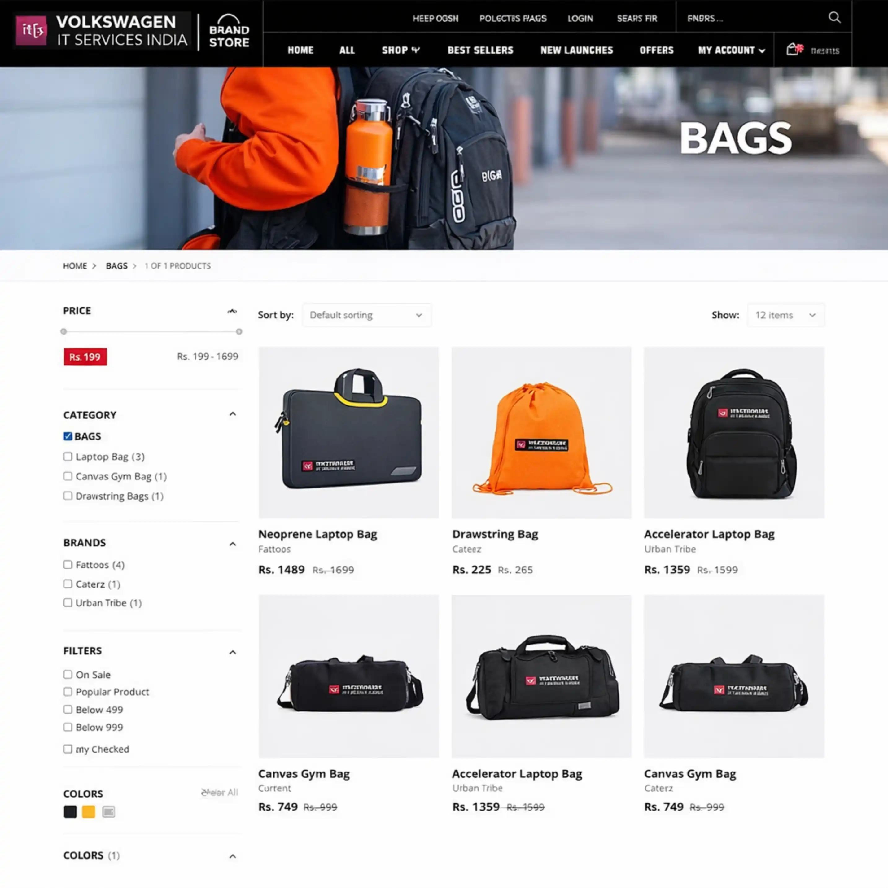 employee swag store bag category 